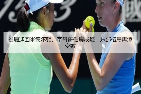 雄鹿迎回米德尔顿，字母哥伤病成疑，东部格局再添变数