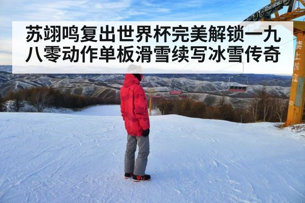 苏翊鸣复出世界杯完美解锁一九八零动作单板滑雪续写冰雪传奇